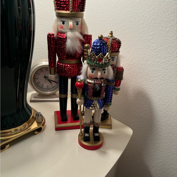 Set of 3 beautiful vintage, sequined nutcrackers - Picture 2 of 3